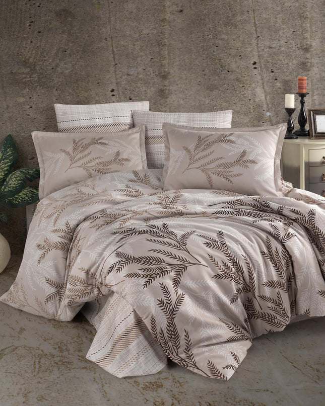 Lenjerie de pat din satin, King Size, din 100% bumbac dublu satinat, TC 250 gr.