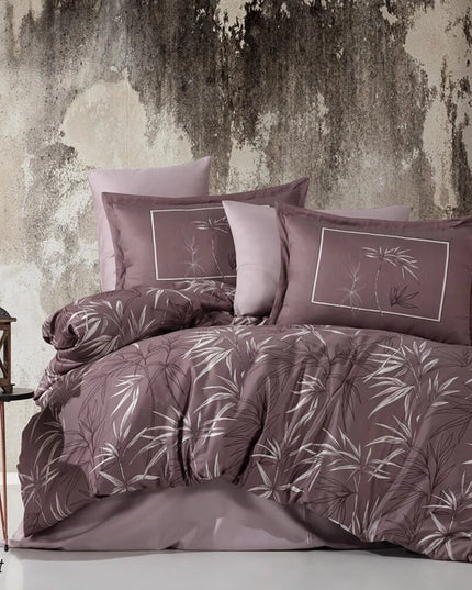 Lenjerie de pat din satin, King Size, din 100% bumbac dublu satinat, TC 250 gr.