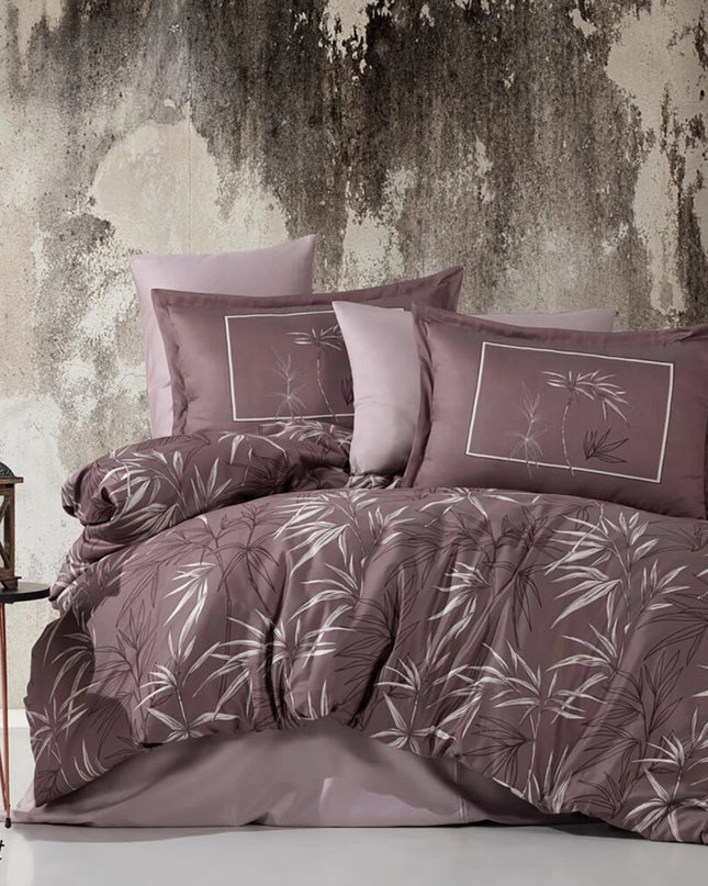 Lenjerie de pat din satin, King Size, din 100% bumbac dublu satinat, TC 250 gr.